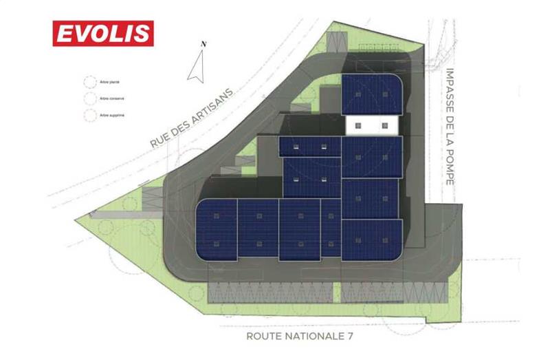 Location d'entrepôt de 2 170 m² à Piolenc - 84420 plan - 1